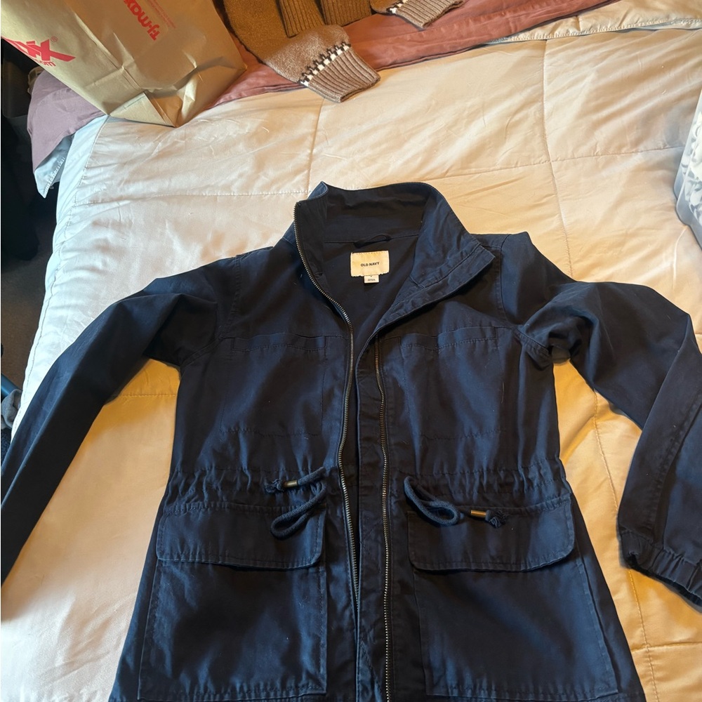 Old Navy Dark Blue Utility Jacket